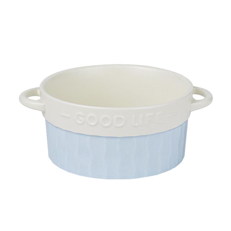 Nordic Style Ceramic Dessert & Cereal Bowl - Cute Yogurt, Fruit, Breakfast, or Steamed Egg Bowl for Home