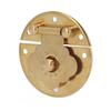 Round EmNaBossing Copper Hasp Retro Wooden Box Lock Clasp Decorative Hasps for Wedding Card Boxes Wine Boxes