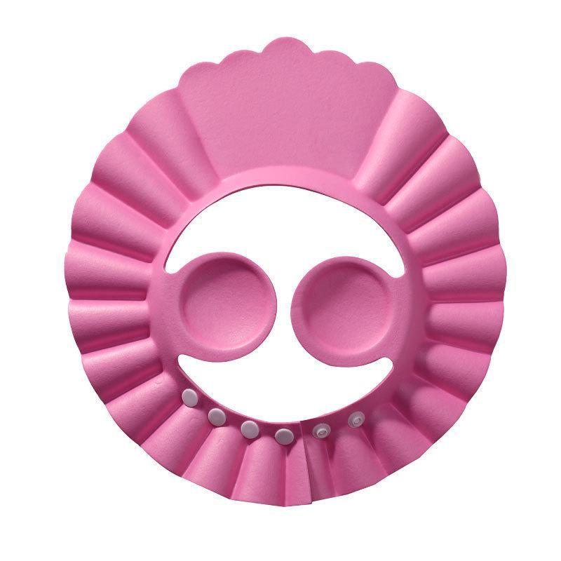 

Регулируемая силиконовая шапочка для детского шампуня - водонепроницаемая защита ушей для младенцев и детей with ears, 900 per box розовый