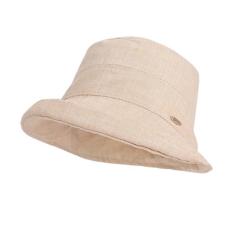 Classic Summer Sun Protection Fisherman Hat With Breathable Polyester For Women