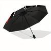 1pc KAWS Automatic Open/Close Cute Umbrella, Portable 3-Fold Compact Umbrella for Men & Women, Perfect Gift for Birthday081