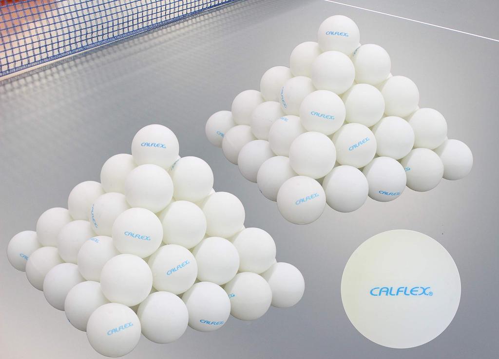 Sakurai Calflex Table Tennis Balls, Training Balls, 120 Balls, White, CTB-120 WH