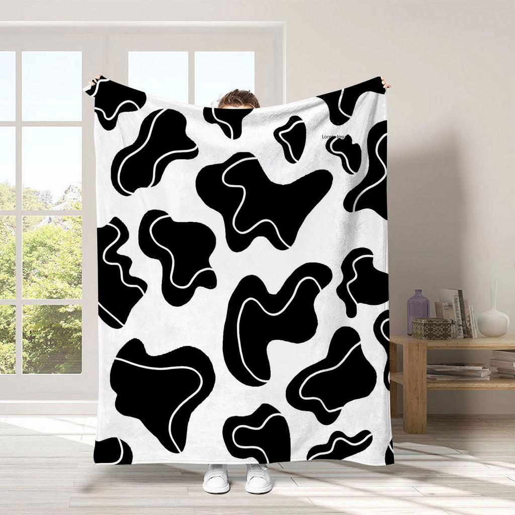 texture of animal fur Printed Blanket for Sofa Bed Travel Camping Living Room Office Conditioning Blanket for All Seasons Gifts