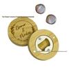 Personalized Wooden Beer Bottle Opener & Magnet