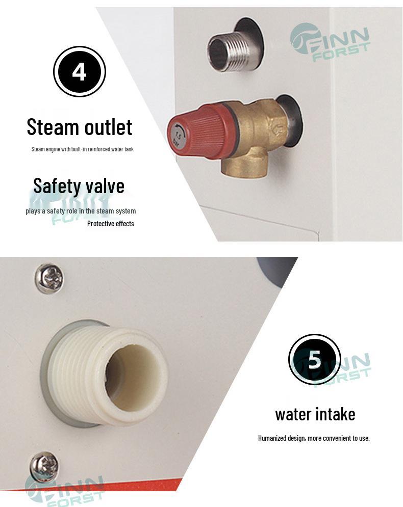 Commercial Electric Steam Generator for Sauna Rooms - Fully Automatic Household Steam Machine