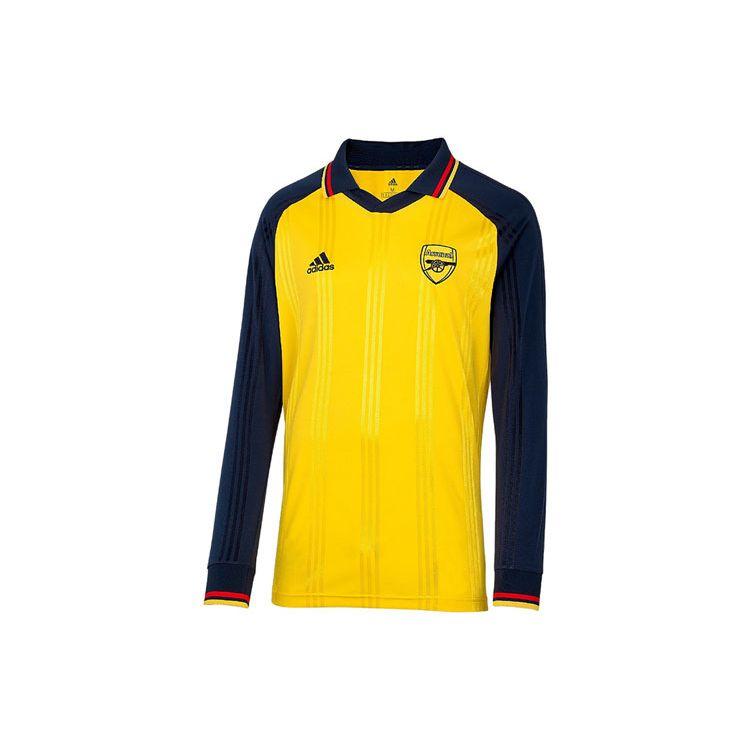 Adidas Tricou cu mânecă lungă pentru antrenament fotbal Arsenal pentru bărbați Topuri Galben EH5614