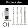 Hammer Drill Converters Impact Wrench Adapter with Leather Rings Pin Design Secure Connection Long Last Performances