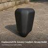 Rear Seat Cushion Long-Lasting Passenger Pad Tapered for Motorcyclists