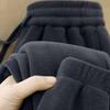 Men's Heavyweight Polar Fleece Winter Sweatpants - Drawstring, Loose Fit, Thick & Warm Casual Trousers