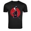 T-shirt Graphique Guerrier Masque de Renard Samurai
