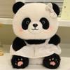 Good Quality Cartoon Panda Plush Toys Cute Elegant Cozy Panda Doll Wearing Princess Dress Sweater Kids Gift Multiple Styles