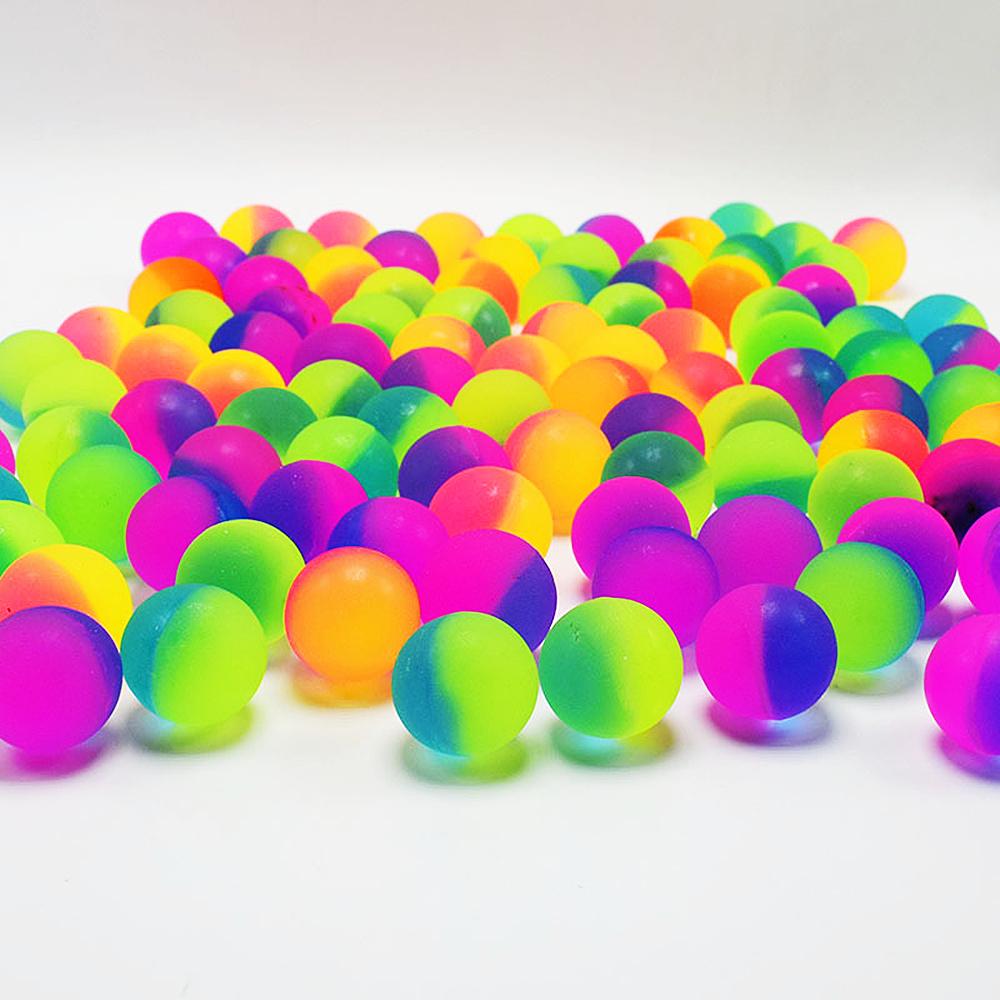 10Pcs 25mm Outdoor Bounce Ball Game Kids Party Toys Birthday Gift Giveaway Pinata Filler Halloween Christmas Carnival Party Gift