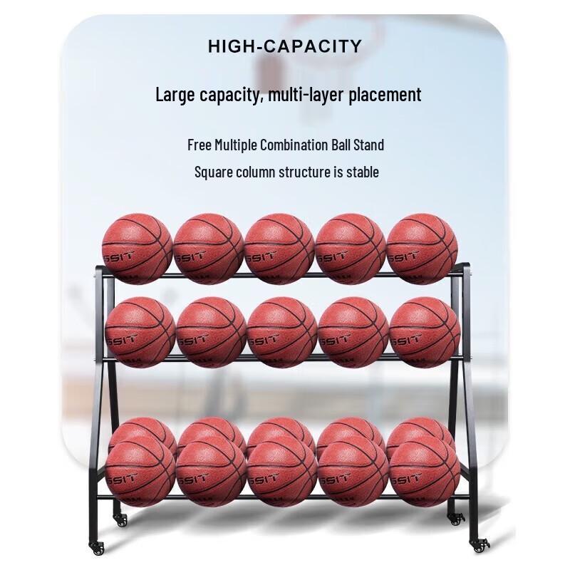 Basketball Training Ball Cart & Storage Rack