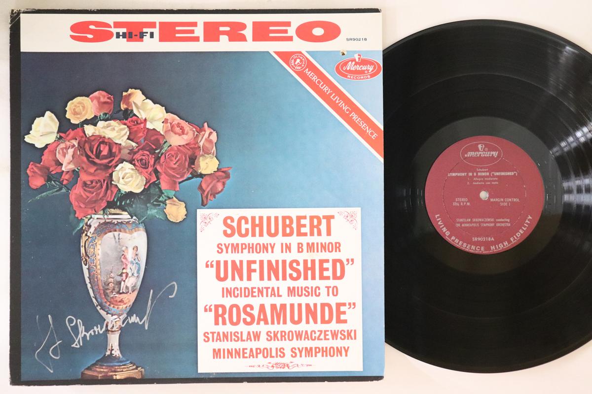 

LP Пластинка СТАНИСЛАВ СКРОВАЧЕВСКИЙ - Шуберт: Симфония си минор Неоконченная SR90218 MERCURY 1960 США Классика Б/У