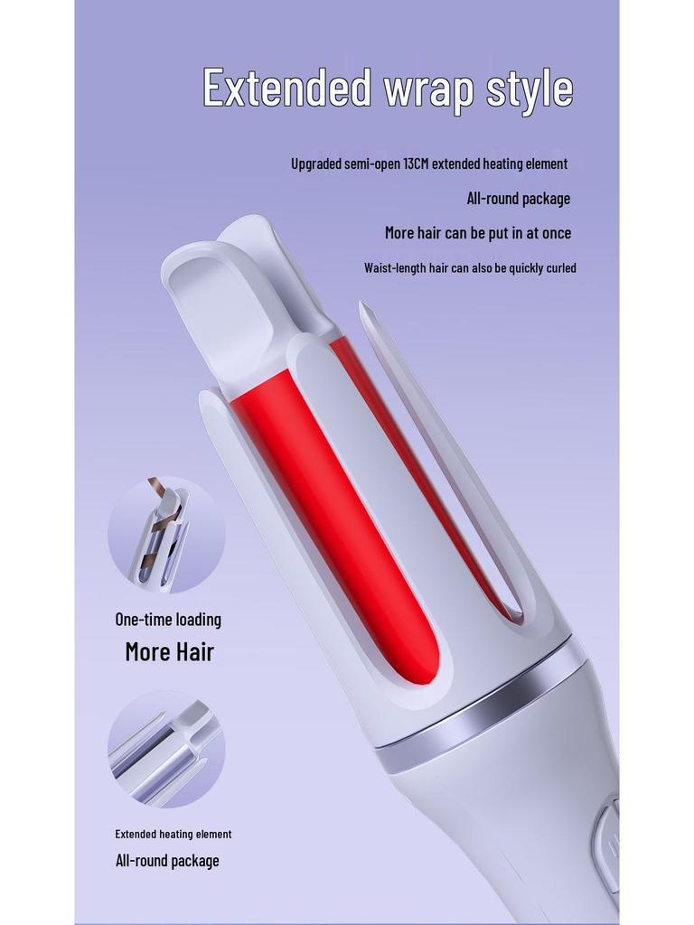 32mm Automatic Curling Iron with Negative Ions – Gentle Hair Care for Large Waves & Water Ripples.