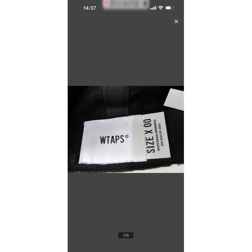 Used WTAPS Cap Black Cotton Size X00
