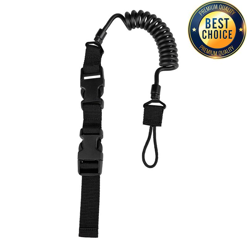 Tactical Two Point Rifle Sling Lanyard Spring Multipurpose Gun Rifle Sling Strap Pistol Shooting Shotgun Accessories