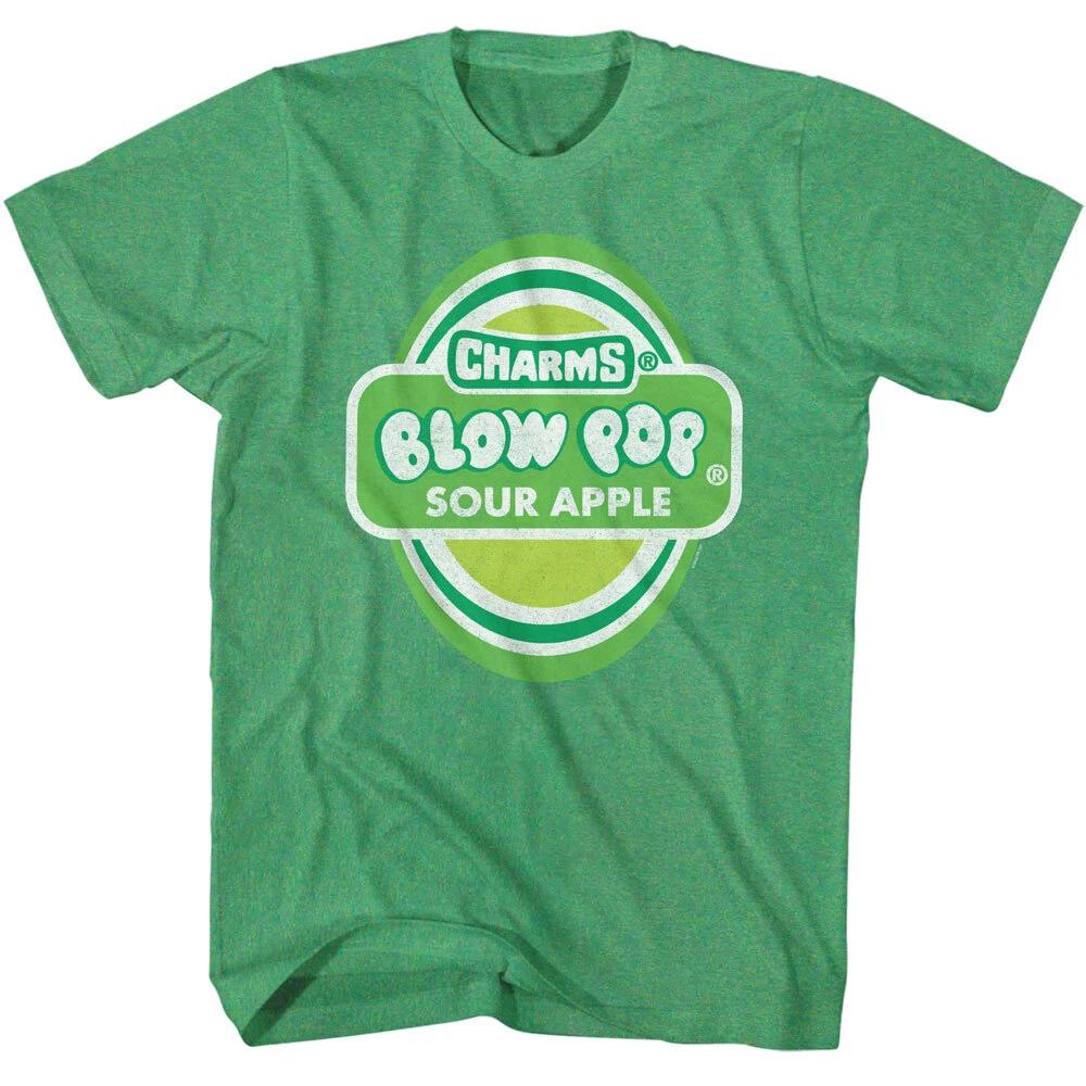 Tootsie Roll Charms Blow Pops Sour Apple Men s T Shirt 3XL