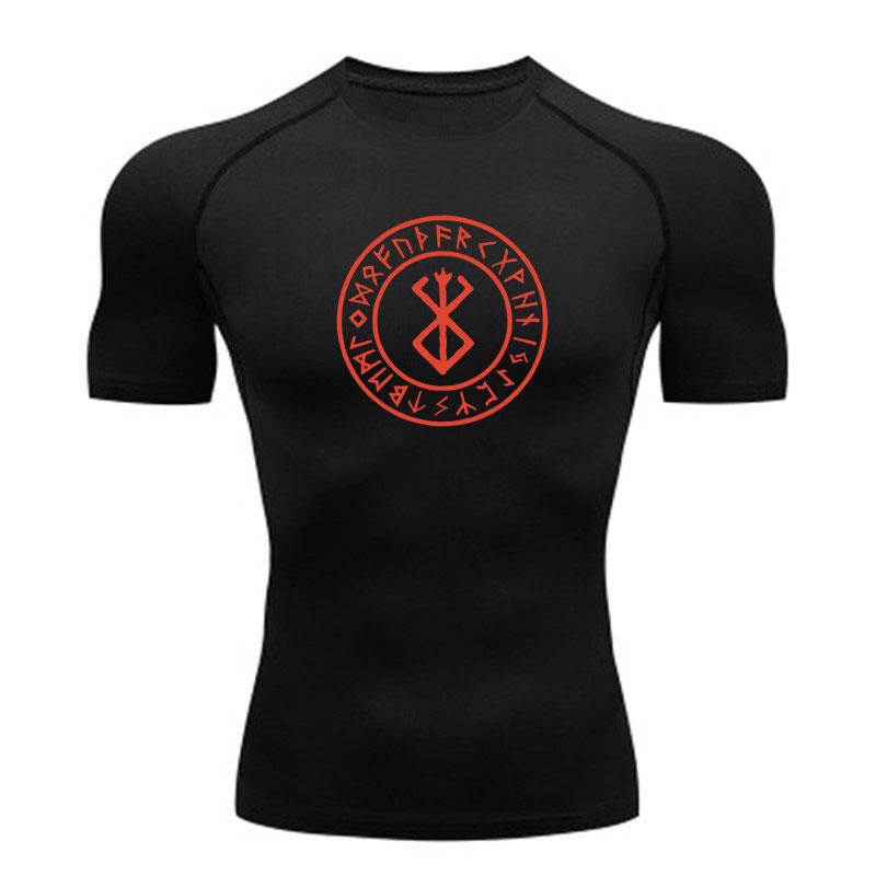 Men's Compression Fitness Sport T-Shirt, Quick Dry Stretchy