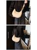 Korean Style Women's Versatile Half-Moon Crossbody Saddle Bag - 2025 Casual Fashion Crescent