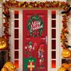 Green Legend Christmas Door Sticker & Hanging Cloth Décor