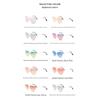 New Retro Metal Love Sunglasses, Peach Heart Ocean Piece Sunglasses Women's Heart-shaped Fashion Sunglasses