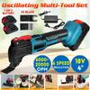 Electric Saw Electric Tool Multifunction Tool Oscillating Multi-Tools Variable 6-Speed Renovator Home Decoration Trimmer DC 18V