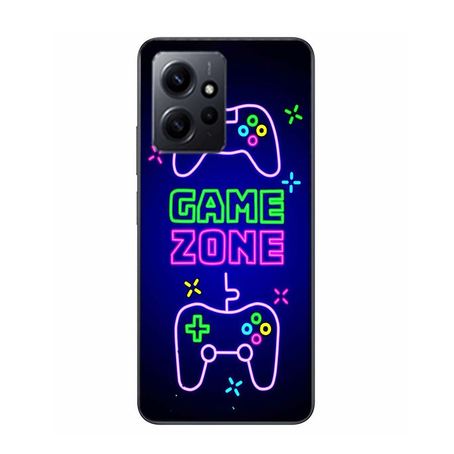 Gamer zone traffic sign Game handle Phone Case For Redmi 12 13C 12C 15C 9 10 10C Note 13 Pro Plus 14 15 Pro 9T 9C 9A TPU Soft Co