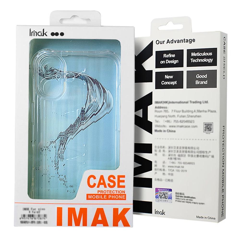 IMAK For Oppo Reno12 5G (Global) Clear Case Airbag Corners PC+TPU Phone Cover