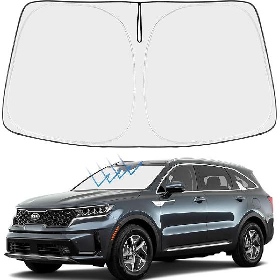 Proadsy 2025 Upgrade Front Windshield Sun Shade Foldable RAV4 Sunshade Protector Fit -2025 RAV-4 SUV Crossover, TRD Off-Road, LE XLE Premium Limited