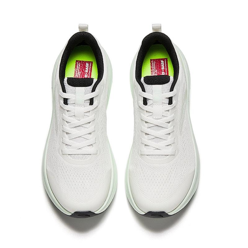 Anta Journey 2 Campus Commuting Fashion Versatile Durable Shock Absorbing Low Top Casual Running Shoes Women Sneaker White Green 122625545-4