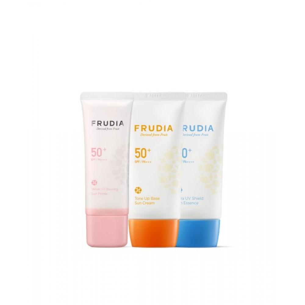 Frudia Sun Care Set  Primer + Tone Up + Moisture FREE