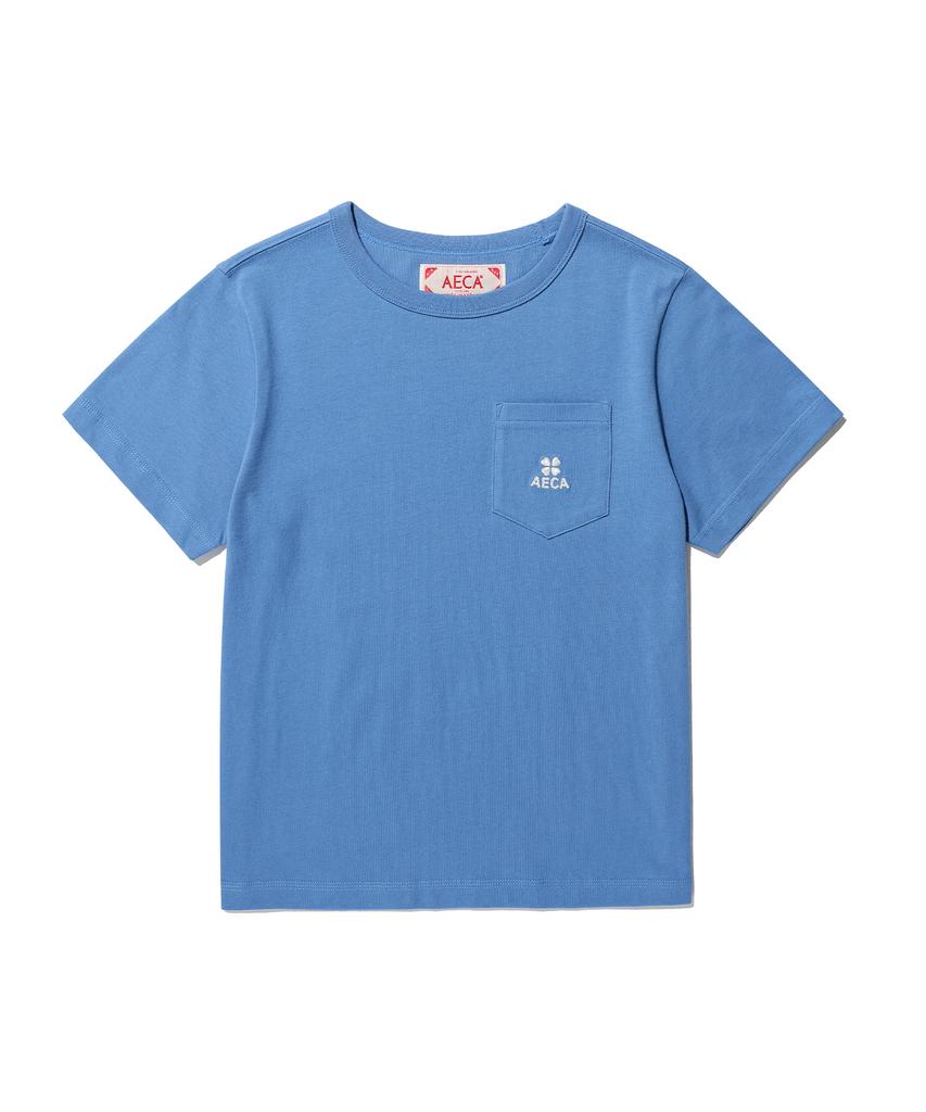 AECA (Woman) Everyday Aeca Clover Pocket Tee-Blue
