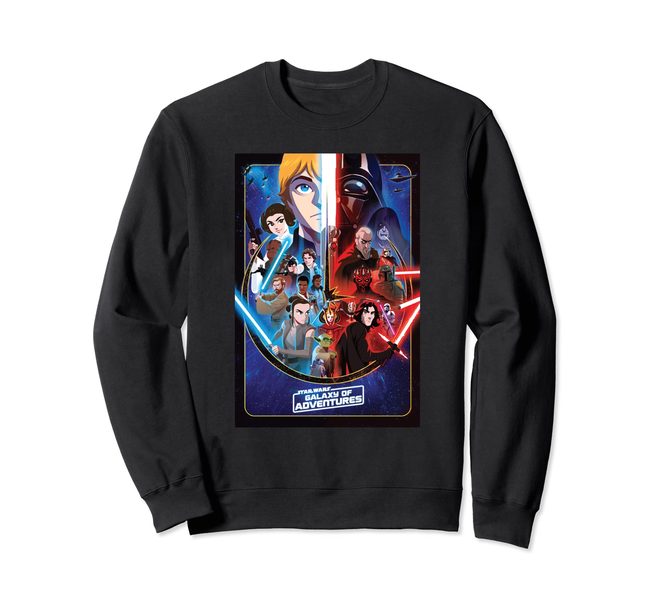 

Star Wars Galaxy of Adventures Animated Series Poster Sweatshirt