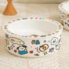 High Temperature Resistance Ceramic Cat Bowl Cartoon Pet Food Bowl Dog Bowl Cat Food Bowl  Pet Care