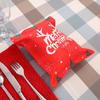 Christmas Tissue Box Cover Bag Cartoon Santa Tissue Covers Kitchen Dinner Party Table Decors Christmas Decorations for Home