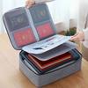 Home Multi-layer Document Organizer, Large Capacity, Multi-functional Storage Box, Certificate, Document, Passport Holder, Card Holder, Organizer Bag