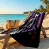 Christmas Nightmare Beach Towel Super Soft Microfiber Quickdry Fabric Comfortable Lightweight