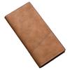 Vintage Ultra-Thin Men's Long Wallet: Multi-Card Slot with Zipper, Soft Leather Clutch Bag