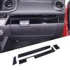 Piano Black Interior Dashboard Center Cover Sticker For Toyota Tacoma 2016-
