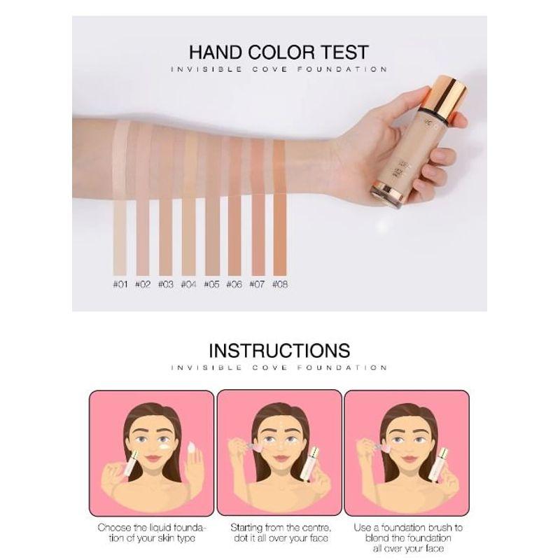O.TWO.O - New Liquid Foundation Fit For Any Color Skin - 4 COLORS