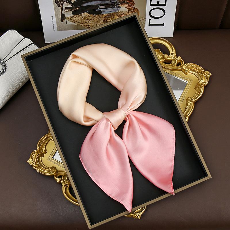 Ladies' Luxury Scarf Square Scarf for Women Neckerchief Female Headband Hair Wrap Print Ladies Foulard Fashion Hijab Bandana