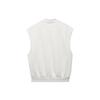 Adidas Originals Trefoil Basketball Sweater Vest 1 with Logo and Ribbed Hem Men Sweater Vest Cloud-White IA3417