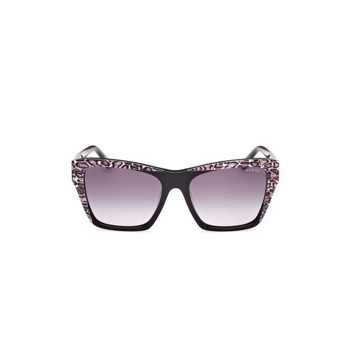 Lunettes de Soleil Guess GU00113 55/17/140 05B shiny black ACETATE SUNGLASSES WOMAN Guess GU00113 shiny black Sun glasses 55 17 140