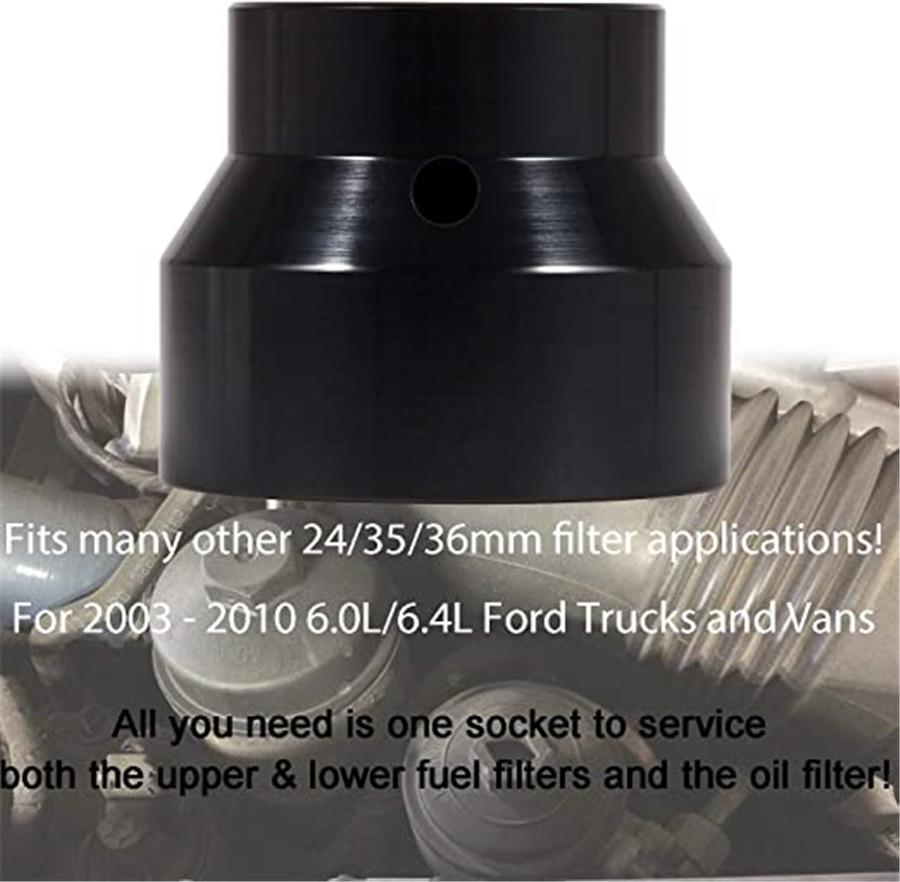 Kraftstofffilter Ölfilter Entferner Sschlüssel 24mm 35mm 36mm Für Ford 6.0L 6.4L