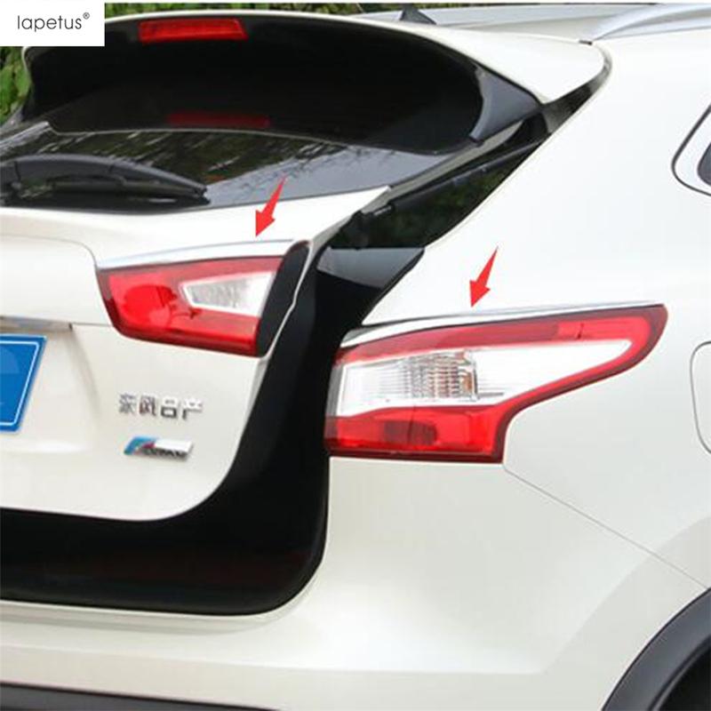 Front Rear Tail Head Headlight Light Fog Lamp Eyebrow Eyelid Cover Trim Accessories Exterior For Nissan Qashqai J11 2014 - 2016