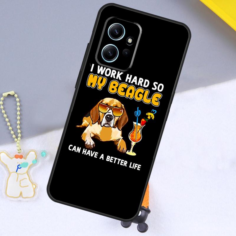 The Beagles Funny Cartoon Dog Case For Xiaomi Redmi Note 13 14 9 10 11 12 15 Pro Plus Cover For Redmi 13C 15 C 12C 14C 10C