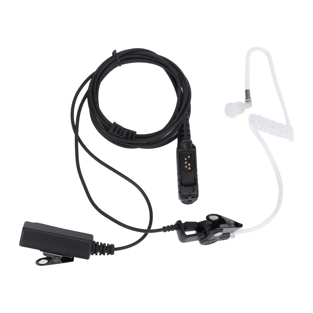 Walkie Talkie Earphone with Microphone PPT Acoustic Tube Replacement for Motorola XPR3300 3500