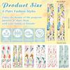 6 Pairs Gardening Defense Sleeves for Women Sun Protection Cooling Arm Sleeves with Thumb Hole Farmers Gardening Sleeves for Wo