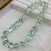 Blogger With The Same Color Dopamine Color Pink Beaded Necklace Female Fashion High Sense Ice Transparent Clavicle Chain
